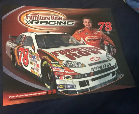 Joe Nemechek 2008 Furniture Row Racing Hero Card Rare Cover