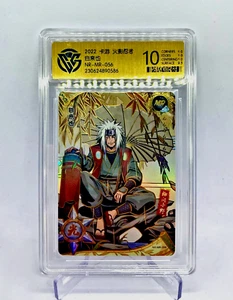 Naruto 2022 "JIRAIYA" #NR-MR-056 MR Rare Graded CCG 10 PSA  BGS Kayou - Picture 1 of 3
