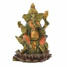 Wooden Lord Ganesh Decorative Showpiece Multi 15.24 Cm X 5.08 Cm X 19.05 Cm