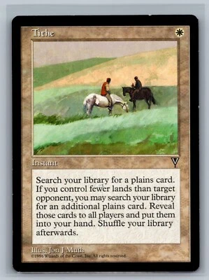 Magic The Gathering Visions Tithe MTG TCG CCG - Image 1 of 2