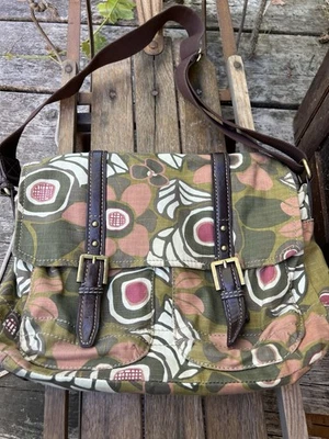 Bolso Bandolera Bandolera Fossil FS029 Lona Estampado Floral Retro  Foto 1 de 4