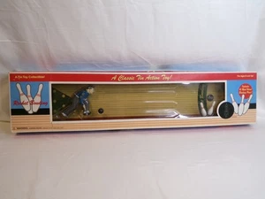 Rare Rocket Bowling Alley and Pins Complete Tin Litho 2003 Vintage Replica - Bild 1 von 15