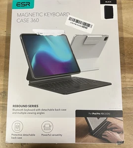 ESR Magnetic Keyboard Case 360 "REBOUND SERIES" Bluetooth keyboard  Black - Picture 1 of 2