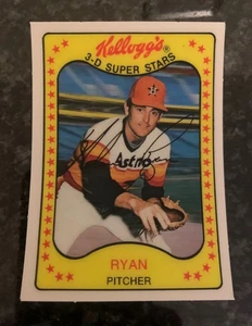1981 KELLOGG'S Baseball #6 NOLAN RYAN - Picture 1 of 2