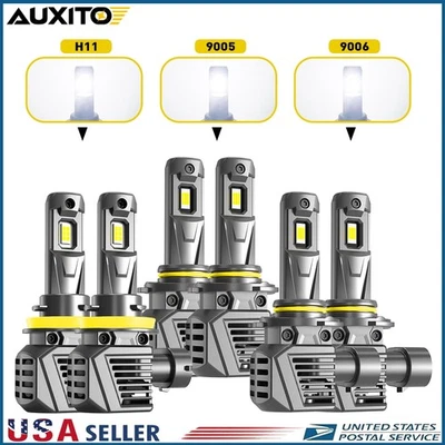 AUXITO ULTRA 9005 9006 Combo Kit High Performance Headlight 4 Bulbs 88000LM 240W - Image 1 of 4