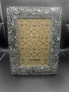 Pier 1 Imports fasst 4”x6” Foto Bilderrahmen Schmuck silberfarben - Bild 1 von 9