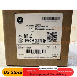 22B-D010N104 Allen Bradley Powerflex 40 unidad de CA 5HP excedente sellado EE. UU. impuestos gratuitos - Imagen 1 de 4
