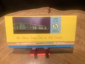 IMPRESIONANTE RARO 73-74 MINNESOTA NORTH STARS MET CENTER FORMULARIO DE PEDIDO DE BOLETOS HORARIO - Imagen 1 de 8