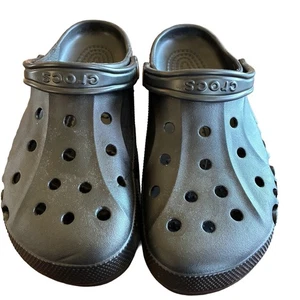 Men’s Crocs Baya Clog Black Size 11 Excellent Condition Comfortable - Picture 1 of 4