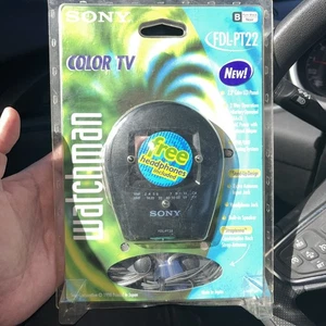 TV a color LCD portátil Sony Watchman FDL-PT22 de colección Japón nuevo sellado sin abrir - Imagen 1 de 3
