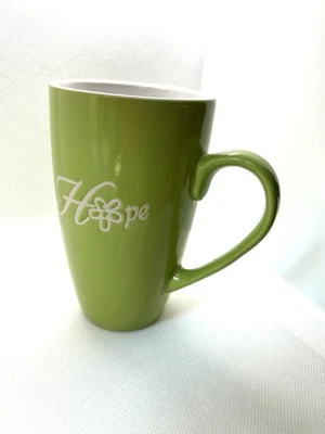 Green Christian Art Gifts Hope  Art Coffee Mug Tea Cup 2007 - Image 1 of 3