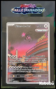 Pokemon Karte Eiserne Köpfe 216/182 EV4 Paradoxe Schwachstelle PAR - Bild 1 von 3