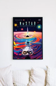 NuSTAR NASA Space Poster: Galaxy Art Print - Picture 1 of 5
