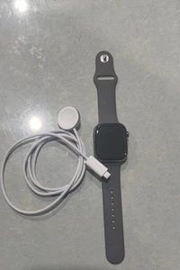 Apple Watch Series 10 GPS + Cellular 46mm Natural Titanium Stone Gray Sport Band - Picture 1 of 5