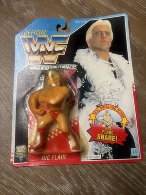 WWF Hasbro Ric Flair Blue Card Action Figure Wrestling 1992 NIB Nature Boy Woooo - Image 1 of 3