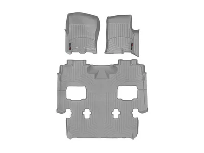 WeatherTech FloorLiner para 2011-2017 Ford Expedition - Conjunto completo, cinza - Imagem 1 de 4