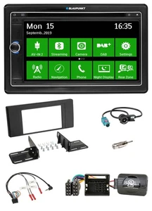 Blaupunkt Bluetooth 2DIN Lenkrad DAB USB TMC Navigation für BMW X5 E53 2000-2006 - Bild 1 von 12