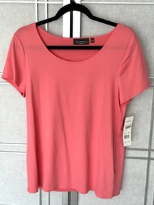 Elementz Women’s Pink Short Sleeve Top Petite Large NWT - Picture 1 of 4