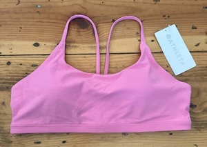 Neu mit Etikett Athleta Größe XL Transcend U-Ausschnitt BH A-C Yoga Pilates | rosa Extra Large - Bild 1 von 8