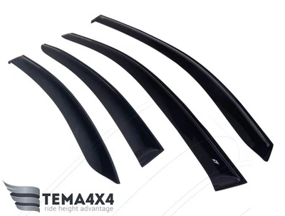 Viseras de ventana con cinta deflector protector solar lluvia para Chevrolet Volt 2010-2015 Foto 1 de 4