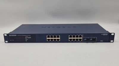 NETGEAR  ProSafe GS716T V2H2 Rack Mountable Ethernet Smart Switch SFP Link FDX - Image 1 of 4