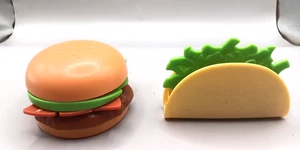 Fisher Price Laugh and Learn FOOD TRUCK Replacement Food Taco & Hamburger - Picture 1 of 12