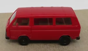 Micro Herpa Ho 1/87 VW Mini Bus Rojo No Box - Imagen 1 de 6