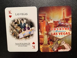 single swap playing card LAS VEGAS Slot Machines KING OF HEARTS - Picture 1 of 1