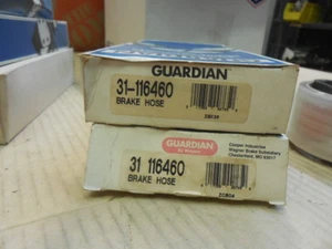 85-93 Fits Mitsubishi Galant Front Left/Right Brake Hoses (2) 31-116460 G193 - Picture 1 of 3