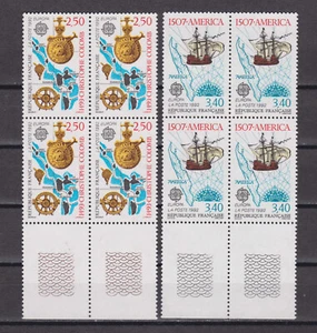 France mint block set - Europa CEPT 1992 Discovery of America - Picture 1 of 1