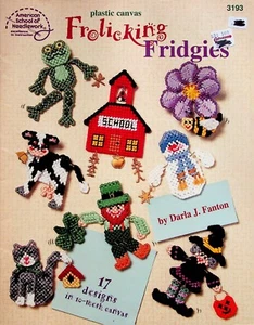 Fridge Magnets Flicking Fridgies Sampler Plastic Canvas Patterns By ASON - Picture 1 of 4