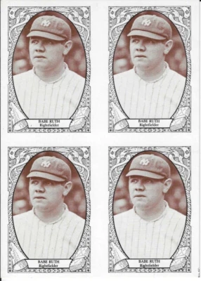 d1948 NEW YORK YANKEES - BABE RUTH - Postal - Hempstead, NY - Parsippany, NJ Foto 1 de 2