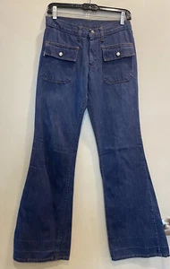 VINTAGE LEVI'S "LEVI'S FOR GALS" BIG E BELL BOTTOM LIGHTWEIGHT JEANS- 28 IN. - Picture 1 of 12