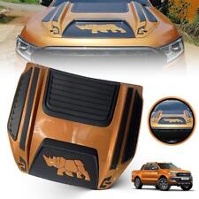 Produktbild - Für 2015–18 Ford Ranger T6 Ute Pickup Hood Scoop Orange Bonnet Vent Rhino...