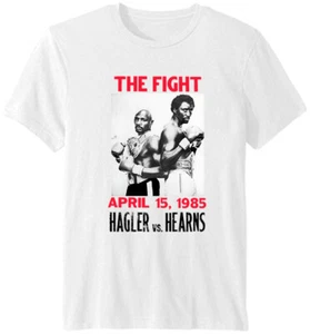 Camiseta Hagler Vs Hearns, Camiseta Nueva, Regalo Hijo, Camiseta Días del Padre Talla S-4XL - Imagen 1 de 2