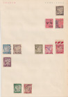 A very nice group of Postage Dues on this old French page