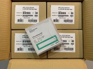 CARTOUCHE DE BANDE HP/HPE LTO-6 C7976A (LOT DE 20) Ultrium Backup Storage Data - NEUF - Photo 1/7