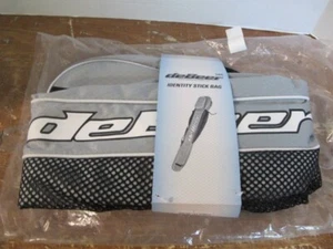 NEW deBEER IDYSB IDENTITY LACROSSE STICK EQUIPMENT HEAVY DUTY BAG SILVER ORANGE - Picture 1 of 5