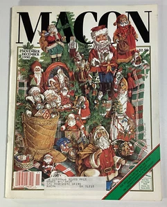 Macon Georgia Magazine 1990 RARE VHTF Christmas Santa Hay House Fiber X Hospital - Picture 1 of 21
