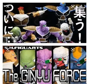 Bandai S.H.Figuarts The Ginyu Force Juego Completo Burter Guldo Recoome Jece - Imagen 1 de 10
