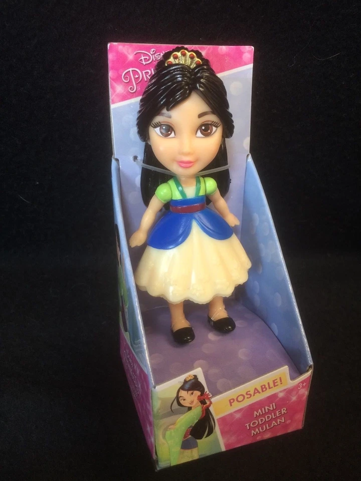 DISNEY PRINCESS POSABLE MINI TODDLER DOLL MULAN BRAND NEW - Image 1 of 1