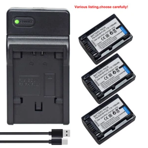 Battery or Charger for Sony NP-FV50 NP-FV30 FDR-AX43 Handycam AC-VQH10 DCR-SR73 - Picture 1 of 44