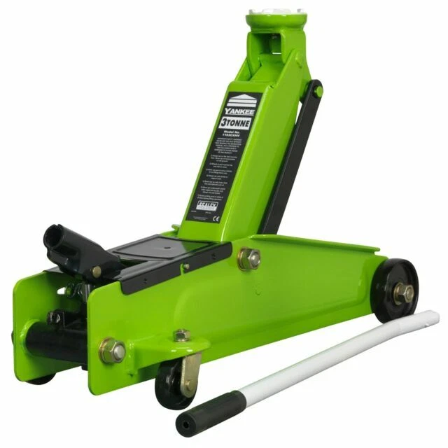 Sealey 1153CXHV High Visibility 3tonne Long Chassis Trolley Jack
