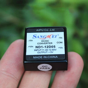 Mini DC-DC Buck Step Down Converter DC 12V to ±5V 100mA Isolated Power Module - Picture 1 of 4