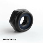 Black Stainless Steel Nuts A2-70 Full, Thin, Dome, Nyloc Nuts M3, M4, M5, M6, M8