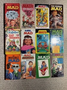 Vintage 15 Bücher/Magazine Lot MAD MAGAZINE Taschenbücher/Zeitschriften aus 60er,1970,1980 - Bild 1 von 5