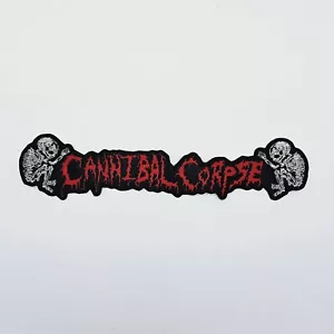 Cannibal Corpse Shaped EMBROIDERED BACK PATCH - Picture 1 of 2