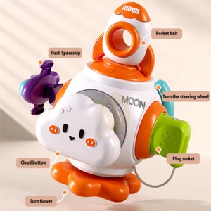 Baby Busy Cube Baby Toys 6 in 1 Infant Sensory Toys for Toddlers Montessori Toys - Picture 1 of 7