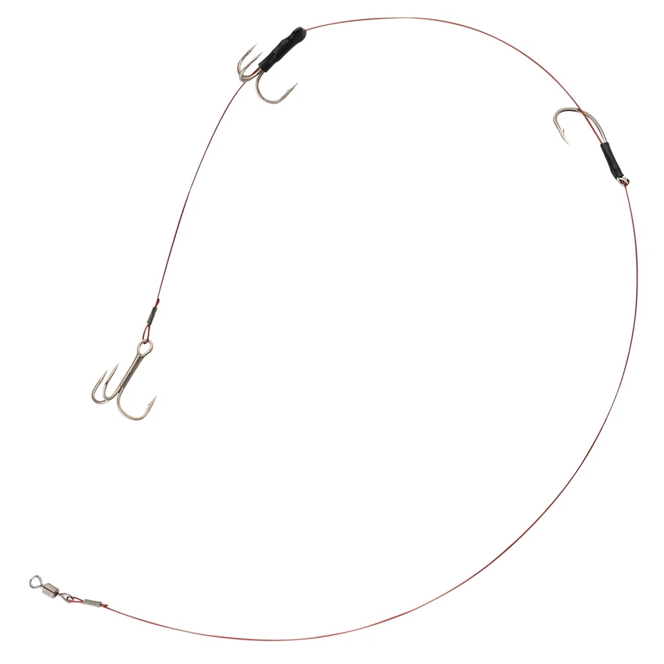 Spro Adjustable Deadbait Rig - verstellbares Hechtvorfach, Stahlvorfach m. Haken - Bild 1 von 1