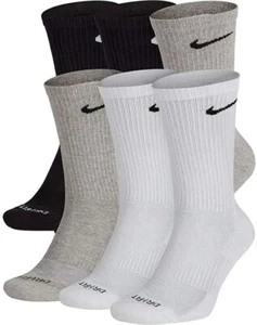Nike Everyday Plus Cushion Crew Socks Multi Color (6 Pair) - Picture 1 of 1